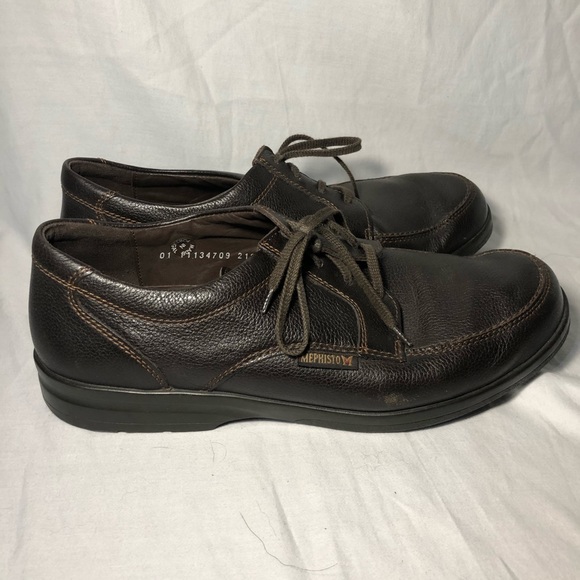 Mephisto Air Jet Mens Casual Leather Oxfords Sz 12 - Picture 2 of 8